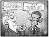 Cartoon: NSA-Überwachung (small) by Kostas Koufogiorgos tagged karikatur,koufogiorgos,illustration,cartoon,doppelagent,spionage,usa,deutschland,geheimdienst,politik,merkel,obama,handy,überwachung,bundeskanzlerin,präsident