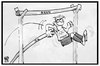 Cartoon: Olympia-Bewerbung (small) by Kostas Koufogiorgos tagged karikatur,koufogiorgos,illustration,cartoon,olympia,stabhochsprung,hürde,ja,nein,referendum,olympische,spiele,hamburg,bewerbung,sport