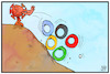 Cartoon: Olympia (small) by Kostas Koufogiorgos tagged koufogiorgos,karikatur,illustration,cartoon,olympia,tokio,olympische,spiele,sport,corona,krise,virus,pandemie