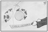 Cartoon: Olympische Geisterspiele (small) by Kostas Koufogiorgos tagged karikatur,koufogiorgos,illustration,cartoon,olympia,tokia,geisterspiele,sport,corona,samurai