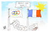 Cartoon: Olympische Rechnung (small) by Kostas Koufogiorgos tagged karikatur,koufogiorgos,olympia,rechnung,geld,kosten,sport