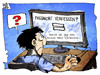 Cartoon: Passwortdiebstahl (small) by Kostas Koufogiorgos tagged karikatur,koufogiorgos,cartoon,illustration,passwort,diebstahl,cyberdieb,internet,user,kriminalität,hacker,computer