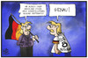 Cartoon: PEGIDA (small) by Kostas Koufogiorgos tagged karikatur,koufogiorgos,illustration,cartoon,abendland,muslime,özil,fussball,nationalmannschaft,fahne,deutschland,nationalismus,patriotismus,pegida,populismus