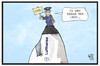 Cartoon: Pilotenstreik (small) by Kostas Koufogiorgos tagged karikatur,koufogiorgos,illustration,cartoon,pilotenstreik,pilot,lufthansa,einsam,allein,berg,gipfel,flugzeug,streik,arbeitskampf,cockpit