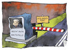 Cartoon: PKW-Maut (small) by Kostas Koufogiorgos tagged seehofer,maut,auto,verkehr,autobahn,wahlprogramm,bayernplan,karikatur,koufogiorgos