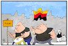Cartoon: Plauen (small) by Kostas Koufogiorgos tagged karikatur,koufogiorgos,illustration,cartoon,plauen,erich,ohser,nazi,neonazi,comic,vater,sohn,geschichte,kunst