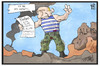 Cartoon: Putin (small) by Kostas Koufogiorgos tagged karikatur,koufogiorgos,illustration,cartoon,putin,forbes,liste,ranking,aleppo,syrien,macht,riese,politik,krieg,konflikt,russland