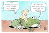 Cartoon: Putin und die Kröte (small) by Kostas Koufogiorgos tagged koufogiorgos,karikatur,putin,kröte,ukraine,krieg