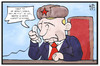 Cartoon: Putin und Trump (small) by Kostas Koufogiorgos tagged karikatur,koufogiorgos,illustration,cartoon,putin,trump,minister,usa,russland,kabinett,anruf,freunde,beziehungen,politik