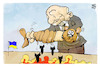 Cartoon: Putins Krieg (small) by Kostas Koufogiorgos tagged karikatur,koufogiorgos,putin,bär,auswringen,krieg,waffen,ukraine,russland