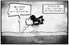Cartoon: Rechtsextremismus (small) by Kostas Koufogiorgos tagged karikatur,koufogiorgos,illustration,cartoon,fremdenfeindlichkeit,rechtsextremismus,neonazi,strauss,kopf,sand,enthauptung,drohung,politik,logik,schlussfolgerung,troeglitz