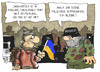 Cartoon: Rechtsextremisten der Ukraine (small) by Kostas Koufogiorgos tagged illustration,karikatur,cartoon,koufogiorgos,ukraine,rechtsextremismus,terrorismus,janukowitsch,timoschenko,demonstrant,gewalt,deutschland,russland,hoffnung
