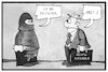 Cartoon: Rechtspopulismus (small) by Kostas Koufogiorgos tagged karikatur,koufogiorgos,illustration,cartoon,afd,terrorismus,terroorist,gewalt,deutsch,partei,populismus,wahlkampf,düsseldorf,angriff