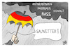 Cartoon: Sauwetter (small) by Kostas Koufogiorgos tagged karikatur,koufogiorgos,sauwetter,antisemitismus,rassismus,gewalt,hass,deutschland