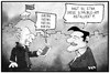 Cartoon: Schäuble sagt nein (small) by Kostas Koufogiorgos tagged karikatur,koufogiorgos,illustration,cartoon,schaeuble,nein,varoufakis,tsipras,app,handy,smartphone,europa,ablehnung,deutschland,griechenland