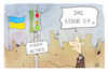Cartoon: Scholz in Kiew (small) by Kostas Koufogiorgos tagged karikatur,koufogiorgos,kiew,scholz,ampel,ukraine,krieg
