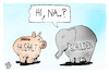 Cartoon: Schuldenhaushalt (small) by Kostas Koufogiorgos tagged karikatur,koufogiorgos,schulden,haushalt,sparschwein,elefant,rekordschulden