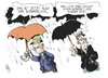 Cartoon: Sommerloch (small) by Kostas Koufogiorgos tagged sommerloch,politik,wetter,regen,karikatur,kostas,koufogiorgos