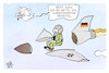Cartoon: Sondervermögen (small) by Kostas Koufogiorgos tagged karikatur,koufogiorgos,bundeswehr,militär,sondervermögen,waffen,soldat,luftwaffe,kampfjet