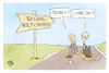 Cartoon: Sozialreformen (small) by Kostas Koufogiorgos tagged karikatur,koufogiorgos,sozialreform,cdu,fdp,linsner,merz,kleber,protest