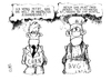 Cartoon: Verfassungsrichter (small) by Kostas Koufogiorgos tagged bvg,cern,verfassung,richter,urteil,wissenschaftler,klage,karikatur,kostas,koufogiorgos