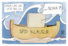Cartoon: SPD-Klausurtagung (small) by Kostas Koufogiorgos tagged karikatur,koufogiorgos,spd,arche,esken,klingbeil,kühnert,meer,partei,klausur