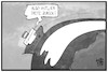 Cartoon: Stanislaw Tillich tritt zurück (small) by Kostas Koufogiorgos tagged karikatur,koufogiorgos,illustration,cartoon,sachsen,tillich,cdu,ministerpräsident,rücktritt,schiff,untergang