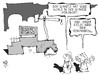 Cartoon: Steuerbetrug (small) by Kostas Koufogiorgos tagged illustration,karikatur,cartoon,koufogiorgos,steuerhinterziehung,geld,betrug,schweiz,millionengrab,ber,michel,flughafen,steuern,schmitz,berlin