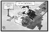 Cartoon: Südeuropa-Gipfel (small) by Kostas Koufogiorgos tagged karikatur,koufogiorgos,illustration,cartoon,südeuropa,show,tsipras,athen,griechenland,gipfel,teppich,blender,politik,bündnis