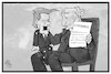Cartoon: Trump plaudert (small) by Kostas Koufogiorgos tagged karikatur koufogiorgos illustration cartoon putin trump puppe bauchredner geheimnisse verrat notizen usa russland indiskretion