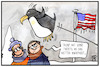 Cartoon: Trumps Winter-Tweets (small) by Kostas Koufogiorgos tagged karikatur,koufogiorgos,illustration,cartoon,pinguin,twitter,usa,wetter,kälte,trump,tweets,winter