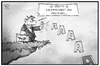 Cartoon: TTIP (small) by Kostas Koufogiorgos tagged karikatur,koufogiorgos,illustration,cartoon,ttip,eu,europa,parlament,freihandelsabkommen,verschoben,geschoben,abgrund,fall,verhandlung,politik,wirtschaft