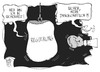 Cartoon: Ukraine (small) by Kostas Koufogiorgos tagged illustration,cartoon,karikatur,koufogiorgos,ukraine,janukowitsch,klitschko,sandsack,boxen,konflikt,regierung,opposition
