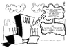 Cartoon: UN (small) by Kostas Koufogiorgos tagged un,vereinte,nationen,syrien,fernseher,tv,fussball,em,bürgerkrieg,assad,karikatur,kostas,koufogiorgos