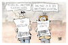 Cartoon: Unsichtbare Bundeswehr (small) by Kostas Koufogiorgos tagged karikatur,koufogiorgos,bundeswehr,f35,tarnung,unsichtbar