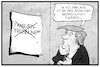 Cartoon: US-Asylpolitik (small) by Kostas Koufogiorgos tagged karikatur,koufogiorgos,illustration,cartoon,trump,usa,asylpolitik,familien,trennung,kinder,dekret,rückzug,rücknahme