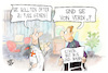 Cartoon: verdi-Streik (small) by Kostas Koufogiorgos tagged karikatur,koufogiorgos,streik,öpnv,bus,bahn,arzt,bewegung