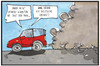 Cartoon: Vereinte Automobile (small) by Kostas Koufogiorgos tagged karikatur,koufogiorgos,illustration,cartoon,automobil,auto,abgas,vw,volkswagen,trabi,trabant,diesel,michel,einheit,deutschland,umwelt,verschmutzung