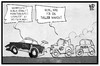 Cartoon: Vorreiter CDU (small) by Kostas Koufogiorgos tagged karikatur,koufogiorgos,illustration,cartoon,cdu,union,afd,pegida,auto,wahlkampf,mitziehen,zugpferd,partei,burkaverbot,wehrpflicht,hamsterkäufe,politik