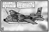 Cartoon: Waffen in den Irak (small) by Kostas Koufogiorgos tagged karikaturen,illustration,cartoon,koufogiorgos,waffen,waffenlieferung,irak,transport,bundestagsdebatte,is,krieg,konflikt,politik