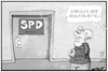 Cartoon: Warten auf die SPD (small) by Kostas Koufogiorgos tagged karikatur,koufogiorgos,illustration,cartoon,spd,merkel,helikopter,eltern,mutti,abholen,schulz,regierungsbildung,partei,parteitag,demokratie