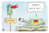 Cartoon: Warten auf Waffen (small) by Kostas Koufogiorgos tagged karikatur,koufogiorgos,waffen,ampel,warten,panzer