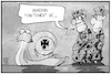Cartoon: Wehrbericht (small) by Kostas Koufogiorgos tagged karikatur,koufogiorgos,illustration,cartoon,wehrbericht,bundeswehr,soldat,schnecke,reformtempo,armee,militär,verteidigung