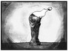 Cartoon: Weltmeister Michel (small) by Kostas Koufogiorgos tagged karikatur,koufogiorgos,illustration,cartoon,weltmeister,pokal,fußball,wm,mütze,deutschland,michel,trophäe