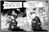 Cartoon: Werbung für PEGIDA (small) by Kostas Koufogiorgos tagged karikatur,koufogiorgos,illustration,cartoon,pegida,polizei,randale,krawall,gewalt,autonomer,extremismus,politik,leipzig
