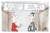 Cartoon: Zeitung vs. E-Paper (small) by Kostas Koufogiorgos tagged karikatur,koufogiorgos,taz,epaper,zeitung,presse,medien