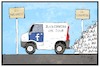 Cartoon: Zuckerberg on Tour (small) by Kostas Koufogiorgos tagged karikatur,koufogiorgos,illustration,cartoon,zuckerberg,tour,eu,usa,parlament,congress,cambridge,analytica,social,media,datenschutz,user,verbraucher