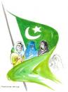 Cartoon: Pakistan (small) by Marlene Pohle tagged cartoon,