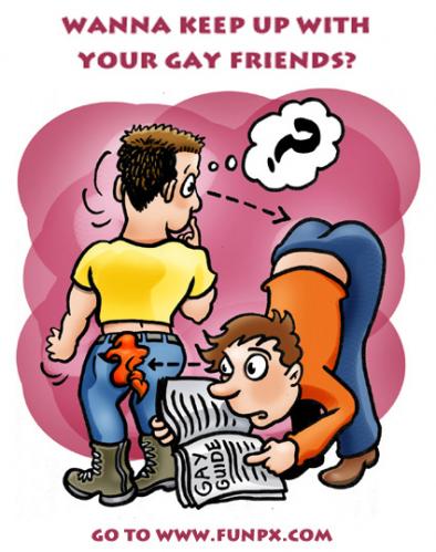 Cartoon: gay friends (medium) by illustrator tagged gay,homo,schwul,friends,freunden,mann,guide,gids,ass,code,dresscode,kleidcode,arsch,cartoon,welleman,,homosexualität,homo,schwul,geschlecht,mann,sexualität,dresscode,outfit,erscheinungsbild,anziehsachen,klamotten,kleidung,erkennen,markenzeichen,mode