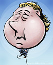 Cartoon: Geert Wilders retoric cartoon (small) by illustrator tagged balloon,geert,wilders,cartoon,hot,air,retoric,politics,politician,member,parliament,inflatable,dutch